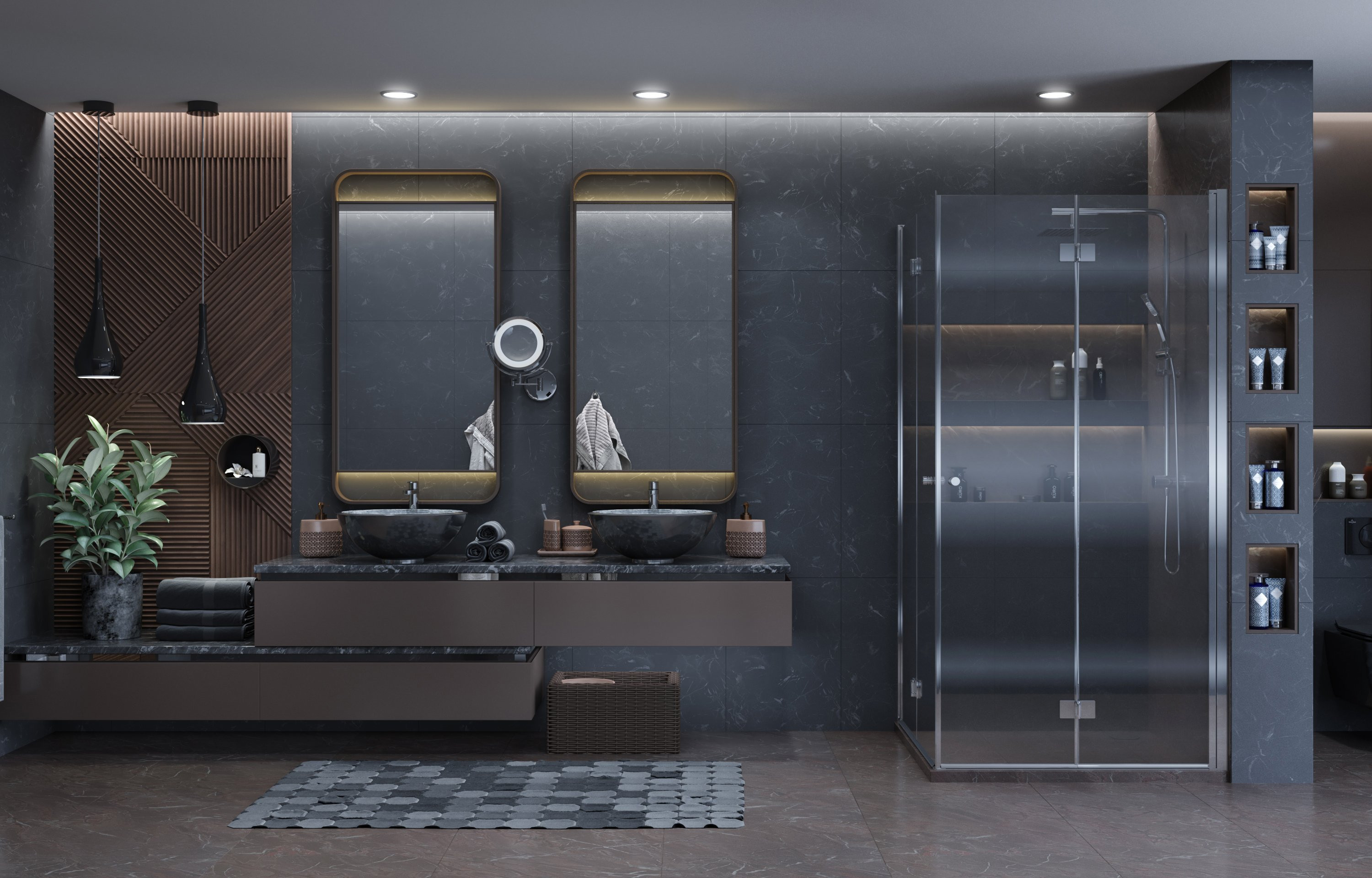 Душевой уголок 100x100х200см Daimond Ambassador 12011110