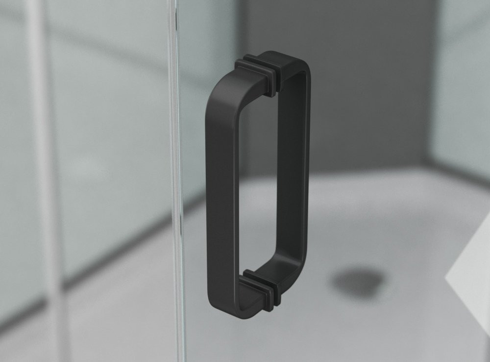 Душевой уголок 100x100х200см Queen Ambassador 11011204Black