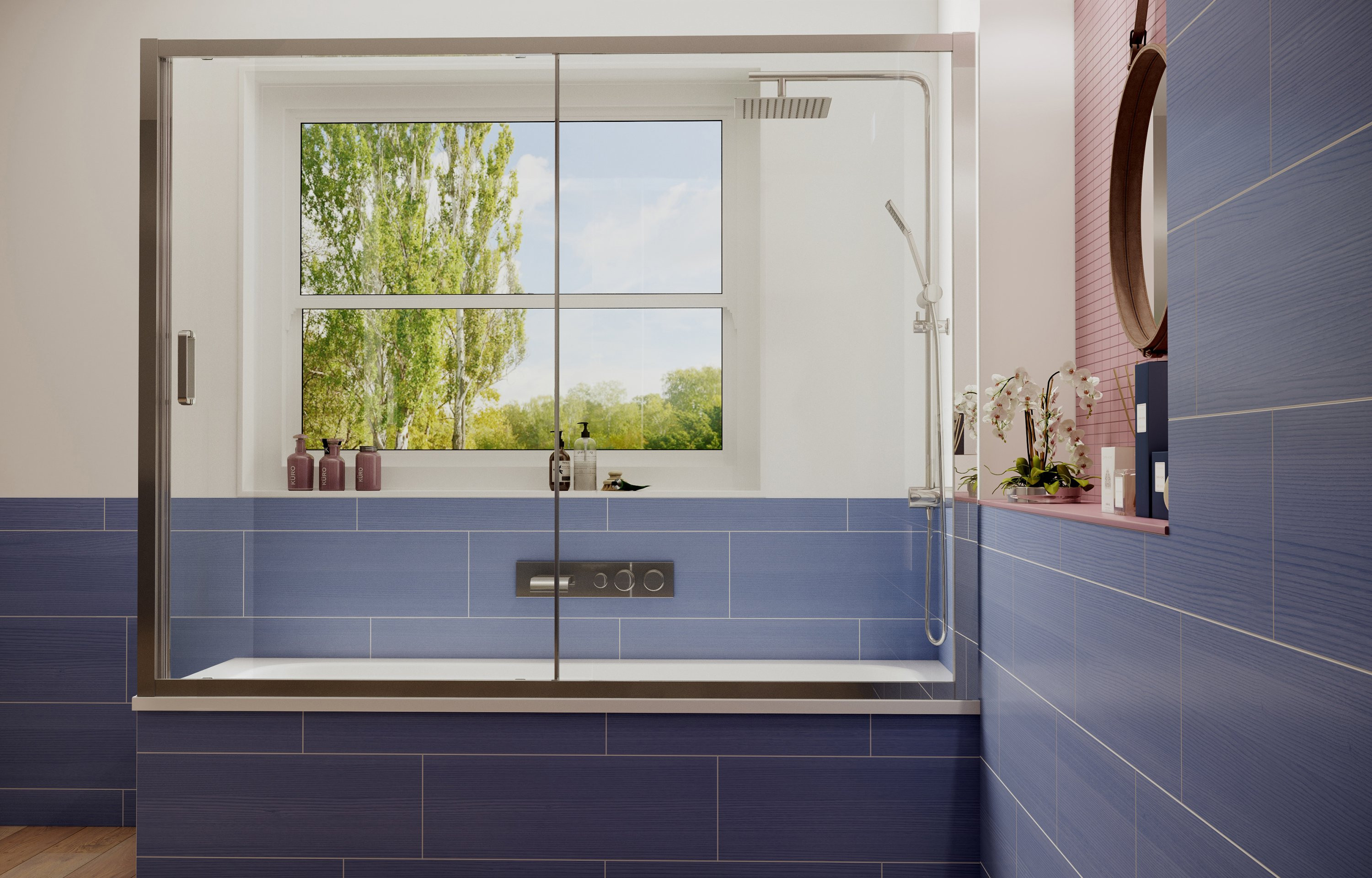 Шторка для ванны 150х140см Bath Screens Ambassador 16041104