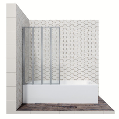 Шторка для ванны левая 90х140см Bath Screens Ambassador 16041110L