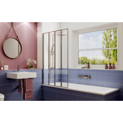 Шторка для ванны левая 90х140см Bath Screens Ambassador 16041110L