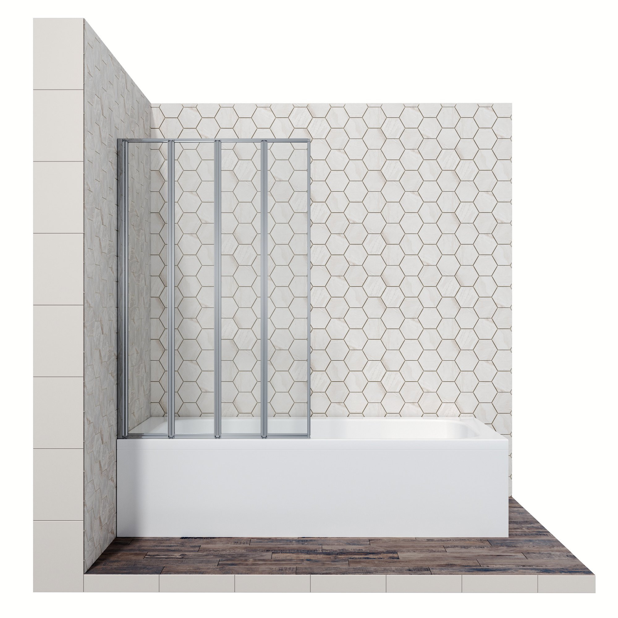 Шторка для ванны левая 100х140см Bath Screens Ambassador 16041111L