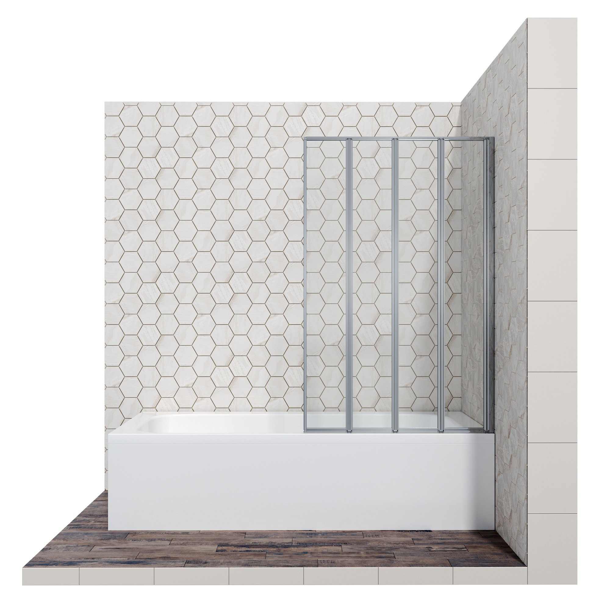Шторка для ванны правая 100х140см Bath Screens Ambassador 16041111R