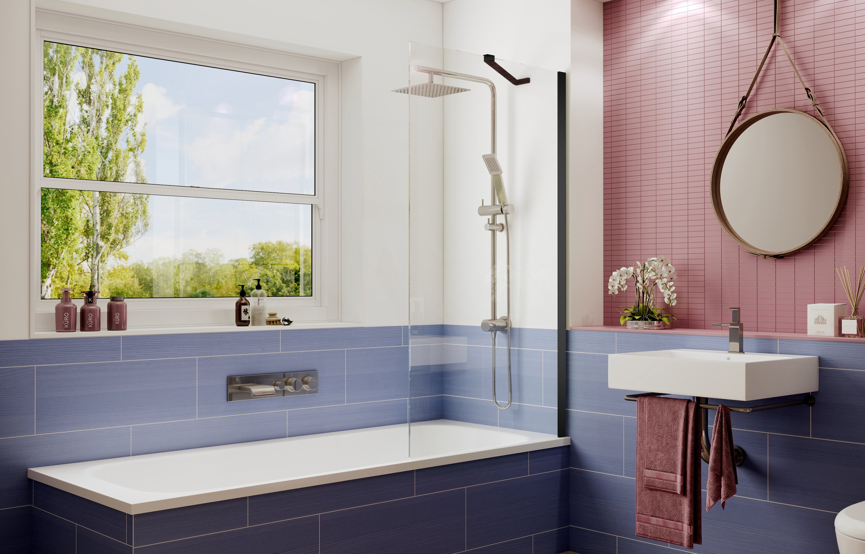 Шторка для ванны 70х140см Bath Screens Ambassador 16041206