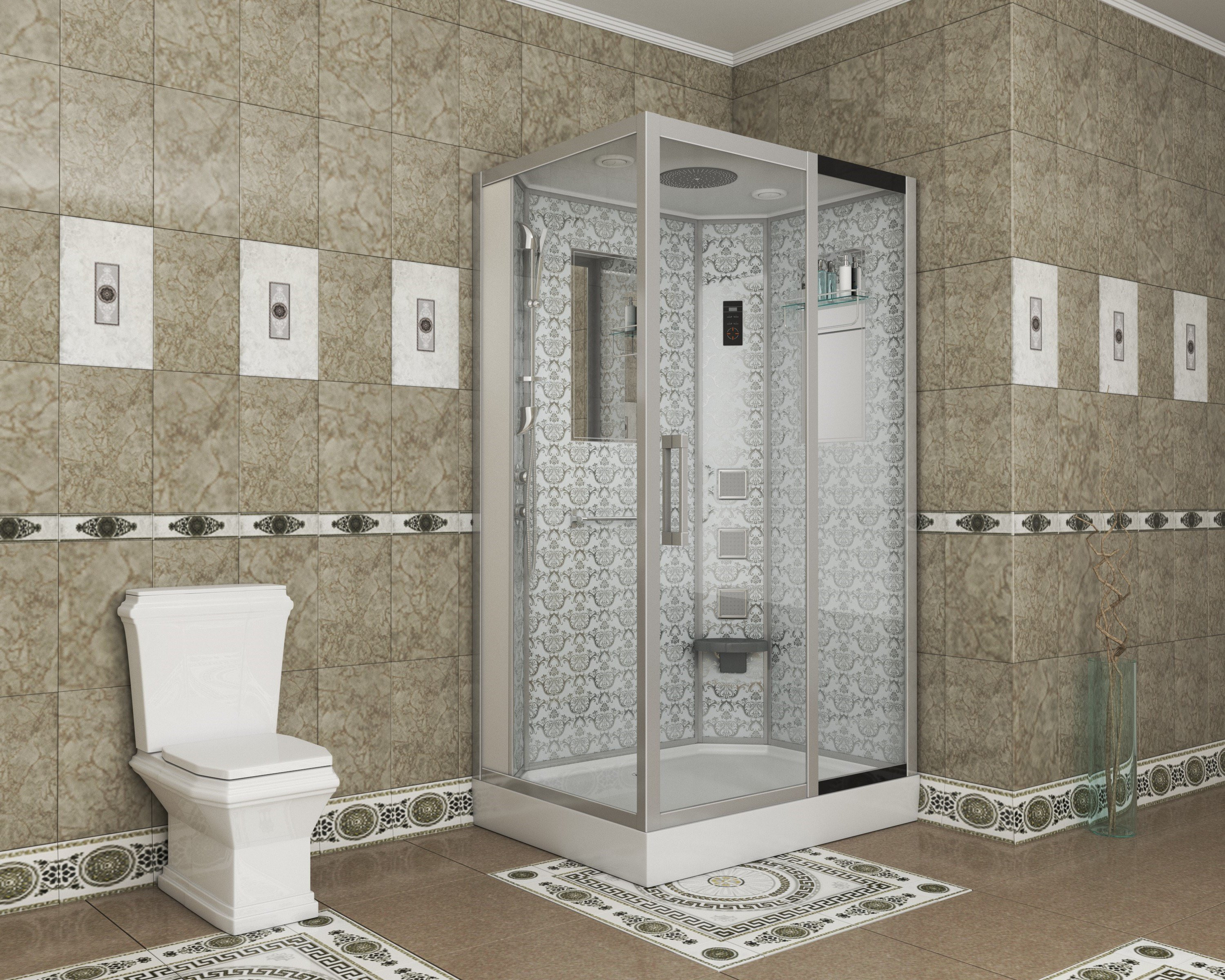 Душевая кабина 120x90х215см Niagara 7711WR