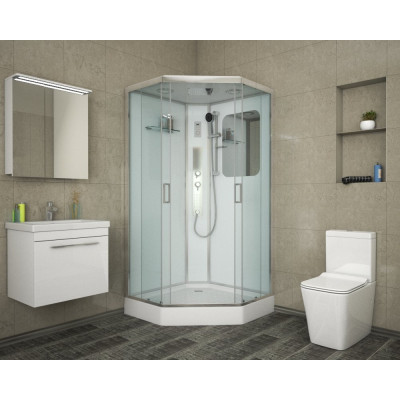 Душевая кабина 90x90х220см Niagara  NG-6001-01GD
