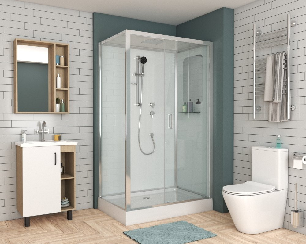 Душевая кабина левая 120x80х210см Niagara NG-6012-01QL