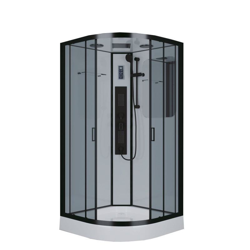 Душевая кабина 90x90х210см Niagara  NG-6901-01G BLACK