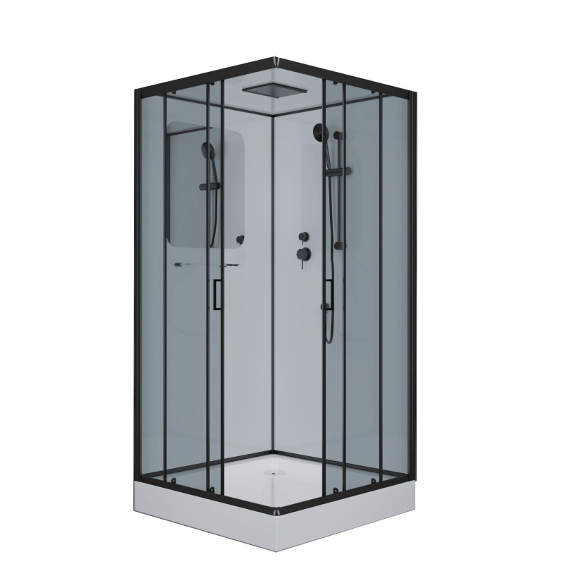 Душевая кабина 90x90х210см Niagara NG-6901-01Q BLACK