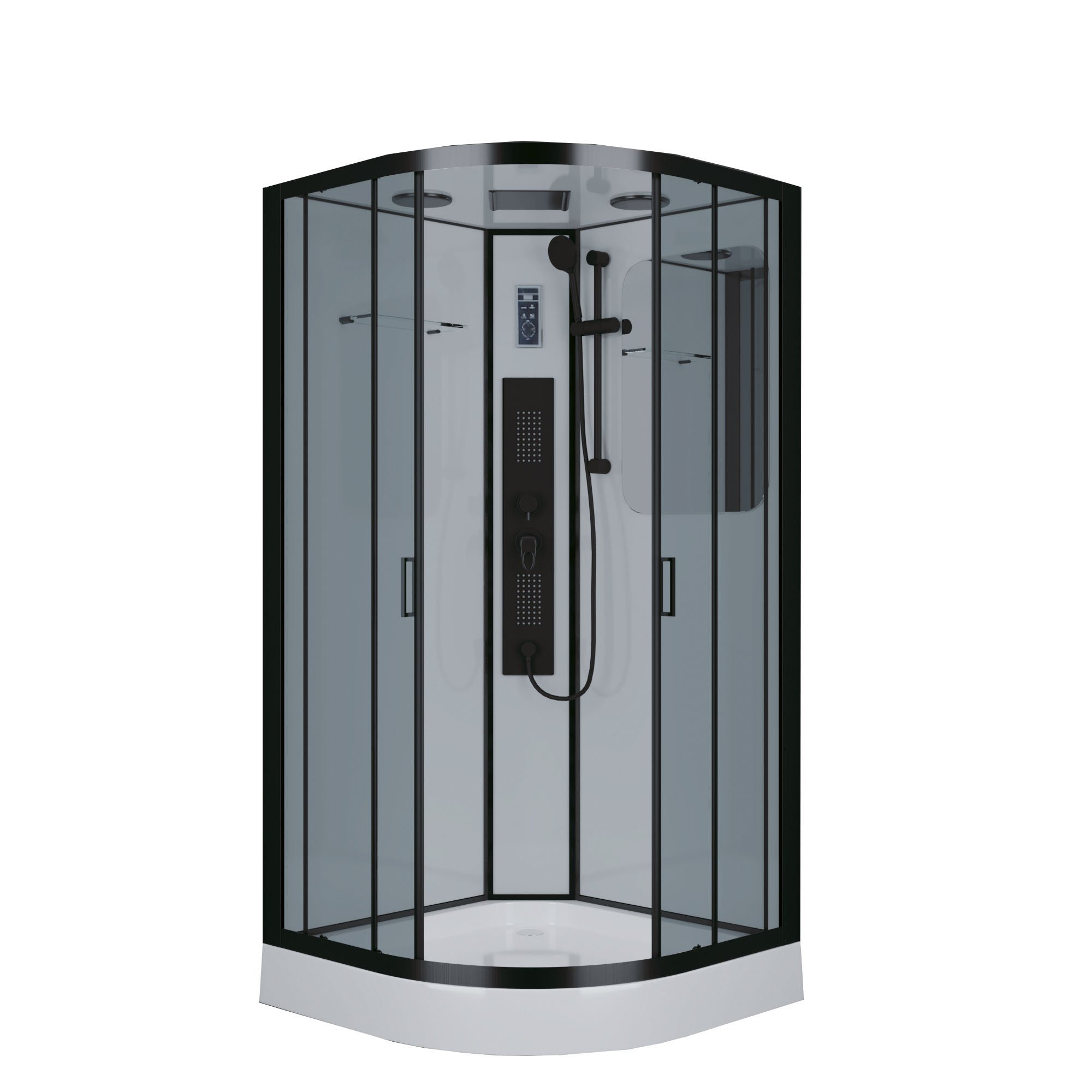 Душевая кабина 100х100х210см Niagara NG-6902-01G BLACK
