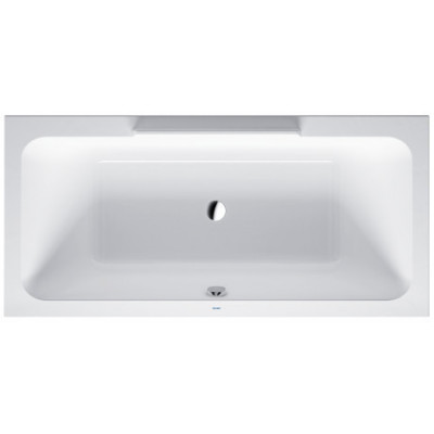 Ванна 190x90 Duravit Durastyle прямоугольная, встраиваемая версия или версия с панелями, с двумя наклонами для спины, акрил