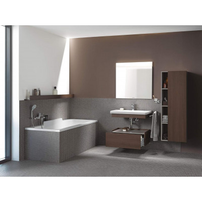 Ванна 190x90 Duravit Durastyle прямоугольная, встраиваемая версия или версия с панелями, с двумя наклонами для спины, акрил