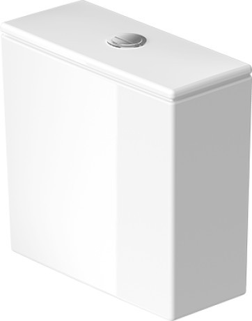 Бачок для унитаза Duravit Durastyle с механизмом двойного смыва 6/3л, хром, для подключения справа или слева