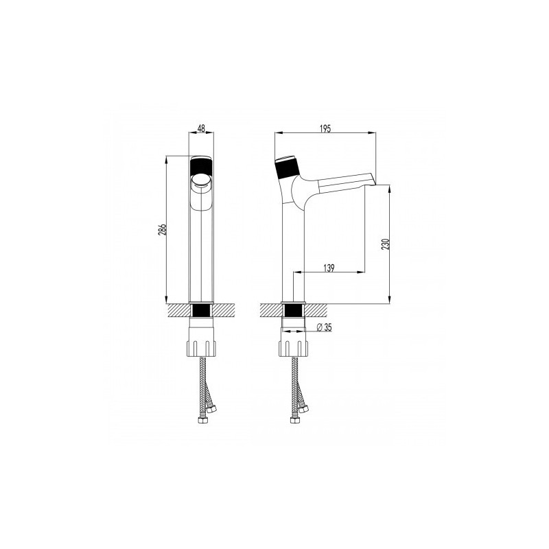 Смеситель для раковины хром Lemark LM4679C