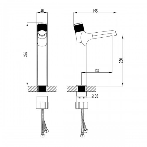 Смеситель для раковины хром Lemark LM4679C