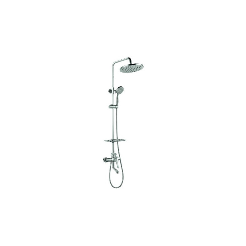 Душевая стойка со смесителем хром Lemark LM0462C