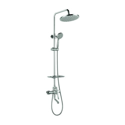 Душевая стойка со смесителем хром Lemark LM0462C
