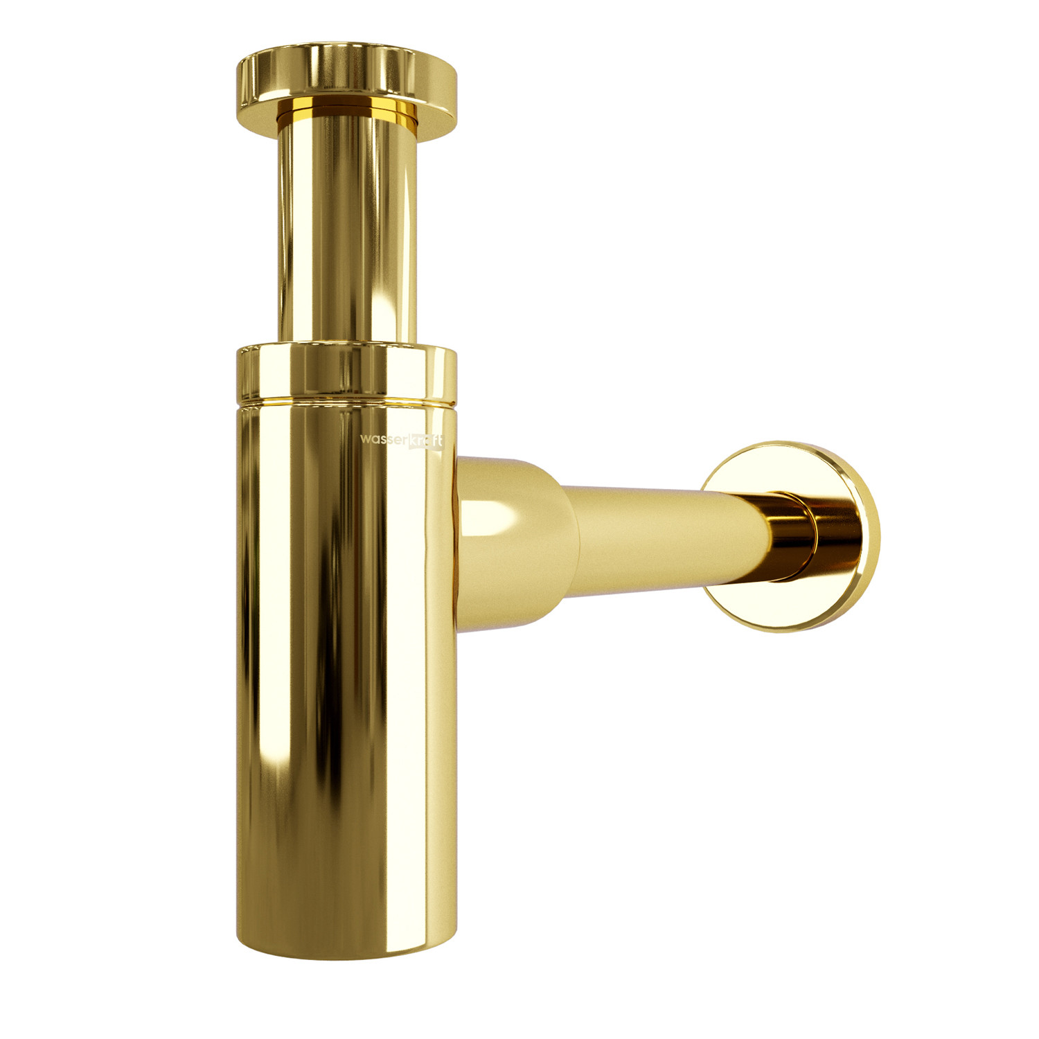 Сифон для раковины золото WasserKraft Sauer A173