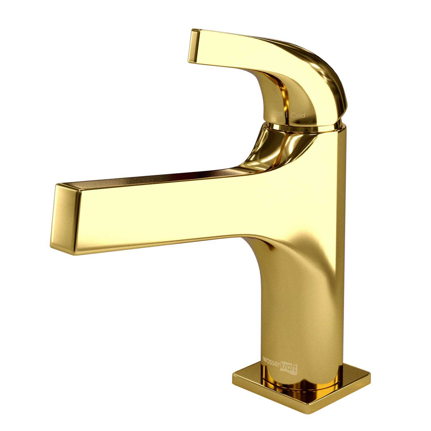 Смеситель для раковины золото WasserKRAFT Sauer 7103