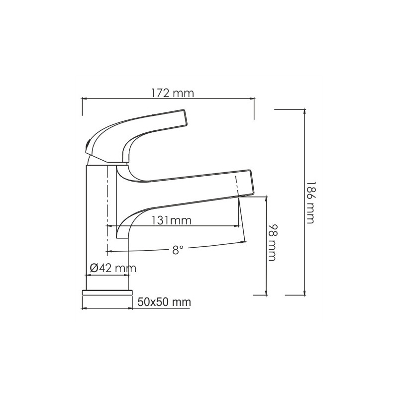 Sauer 7103 Смеситель для умывальника