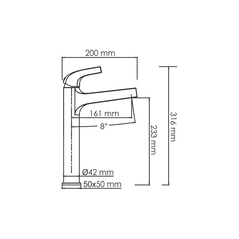 Sauer 7103H Смеситель для умывальника