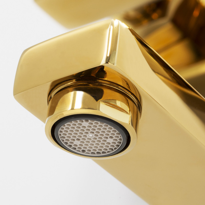 Душевая комплект со смесителем WasserKraft Sauer A17101 золото