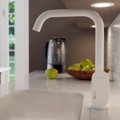 Смеситель для кухни белый WasserKRAFT Mindel 8507