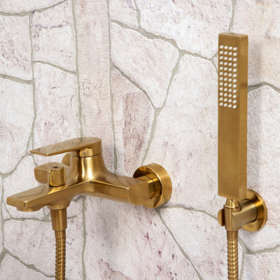 Смеситель для ванны золото WasserKRAFT Aisch 5501