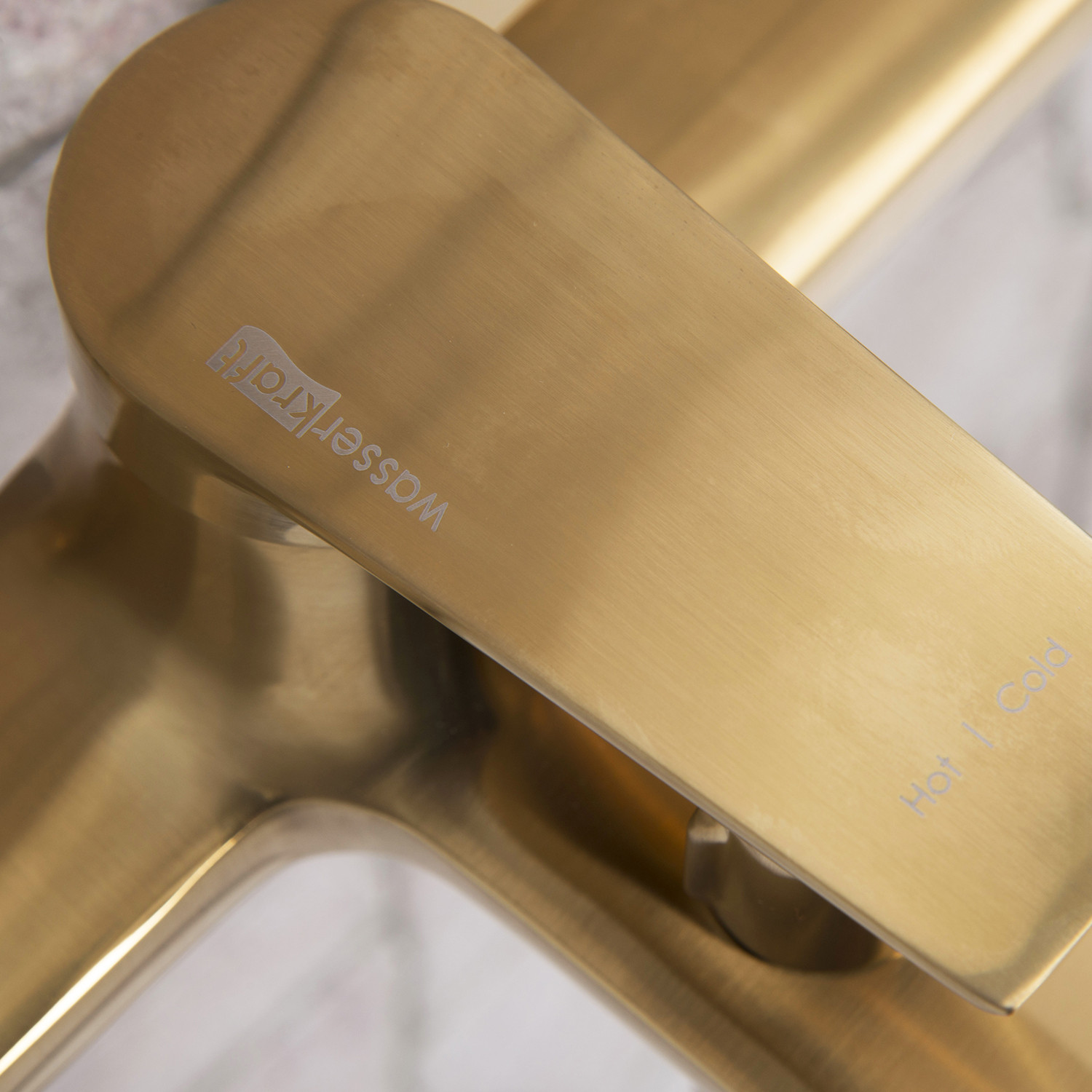 Смеситель для ванны золото WasserKRAFT Aisch 5501