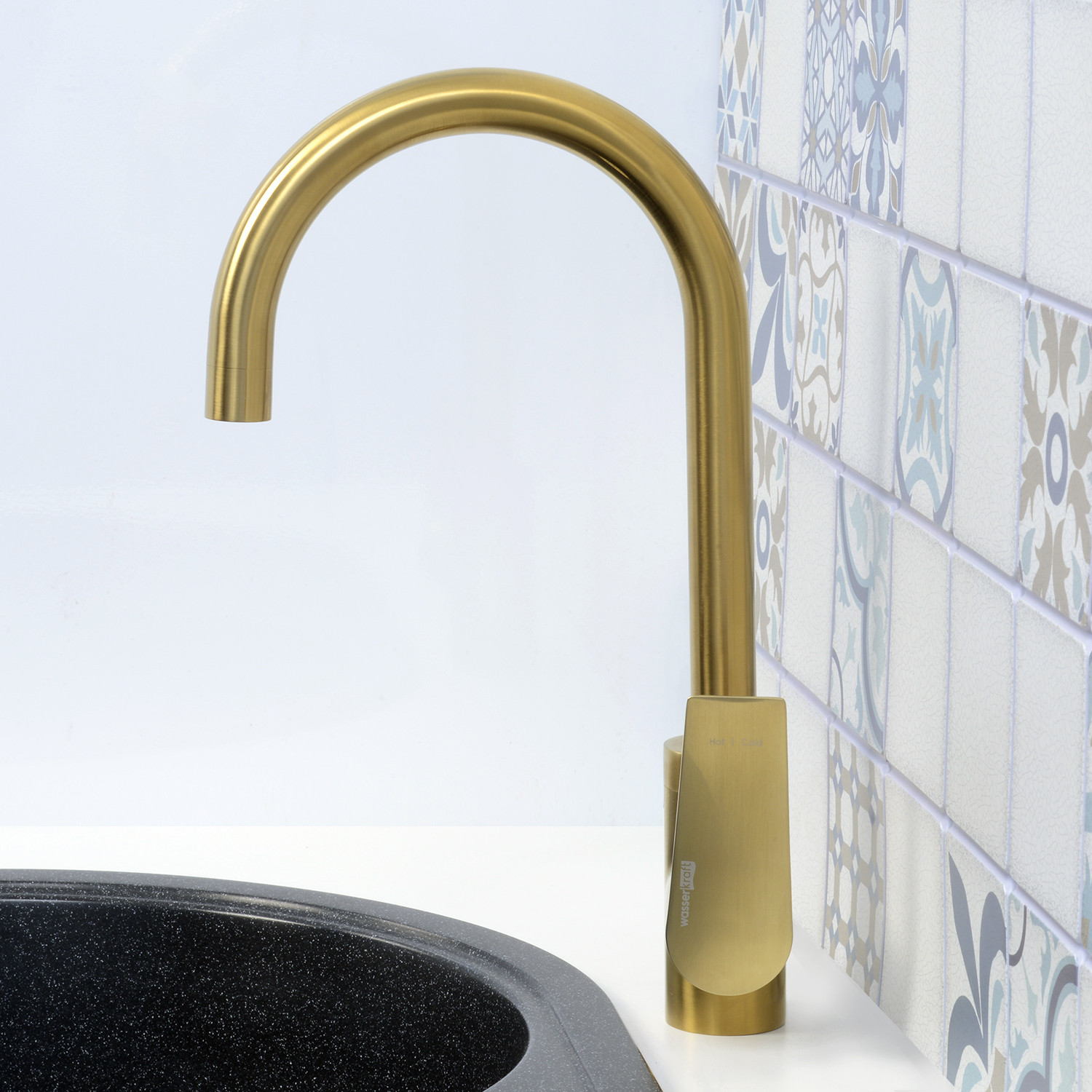 Смеситель для кухни золото WasserKRAFT Aisch 5507
