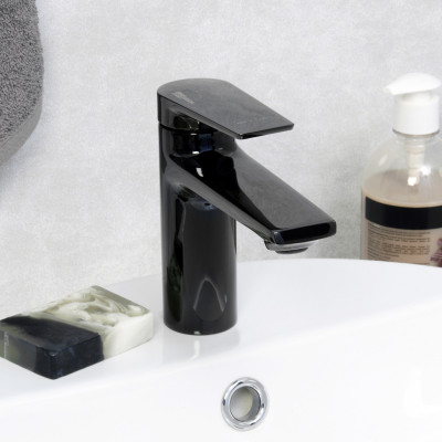 Смеситель для раковины чёрный WasserKRAFT Glan 6603