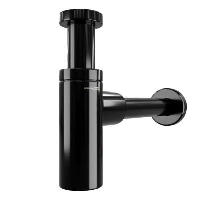 Сифон для раковины чёрный WasserKraft Glan A171
