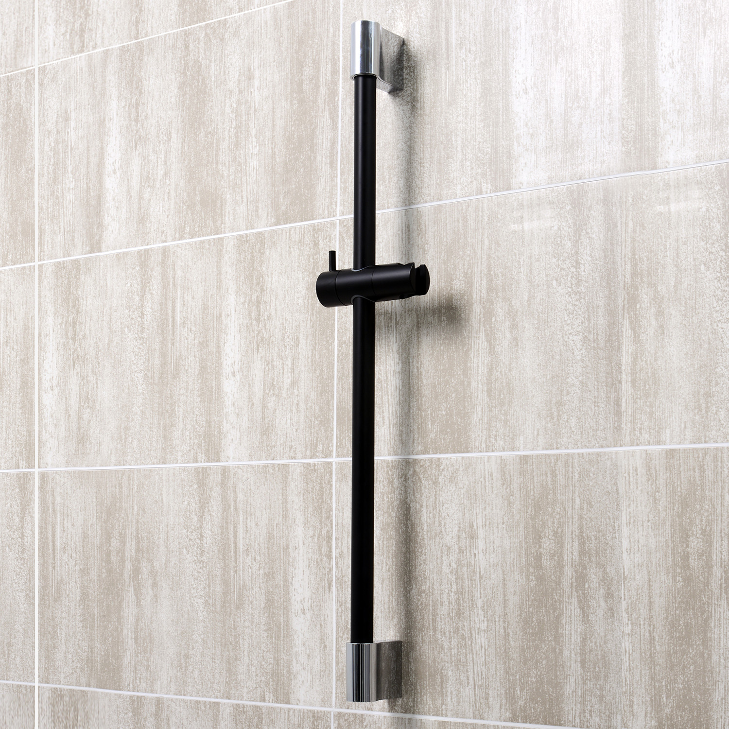 Штанга для душа чёрная WasserKraft Abens A076