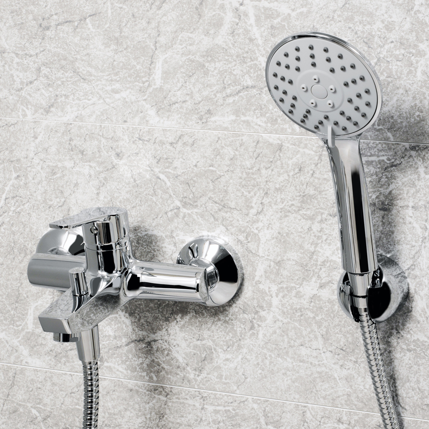 Смеситель для ванны хром WasserKRAFT Rhin 4403