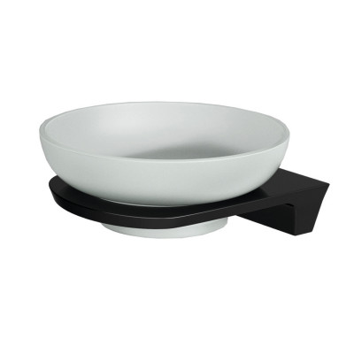 Мыльница чёрный WasserKraft Glan K-5129