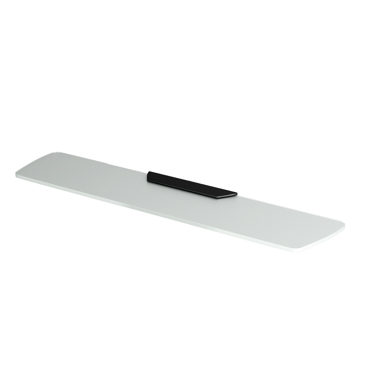 Полка стеклянная чёрная WasserKraft Glan K-5124