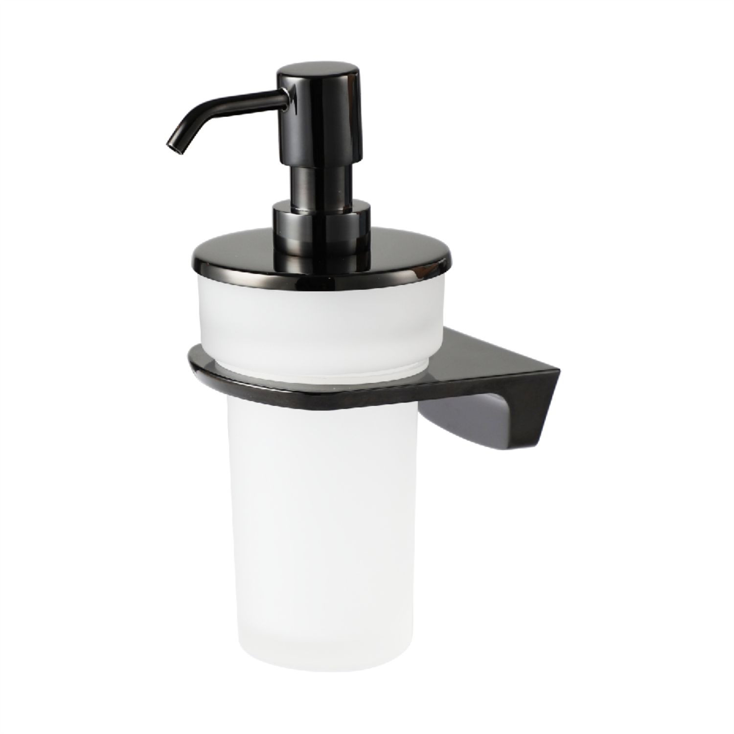 Дозатор для мыла чёрный WasserKraft Glan K-5199